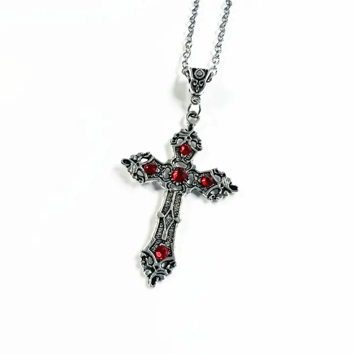 Gothic%20Pink%20Cross%20Necklace%20Y2K%20Purple%20Zircon%20Punk%20Pendant%20Necklace%20Grunge%20Heart%20Cross%20Necklace%20for%20Women%20Jewelry%20Accessories%20-%20Image%202