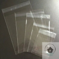 50 Pieces (12"x18") Transparent Crystal Cellophane  Extra Adhesive Large Poly Bag. 