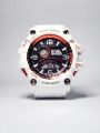 Digital Sports  Wristwatch For Boys Durable Strap ( Red ). 