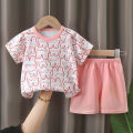 girls clothes set Short Sleeve 2pcs Tshirt+Short 1 2 3 Years Old Summer New Clothing Girls Casual Loose Thin clothes. 