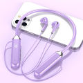【FUPANG】Wireless Bluetooth headphone Magnetic neckband earphones low lantancy sport display headset with mic.
