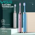 New VGR Electric toothbruh oft Toothbruh Vibrating Toothbruh AA, 3 toothbruh head.