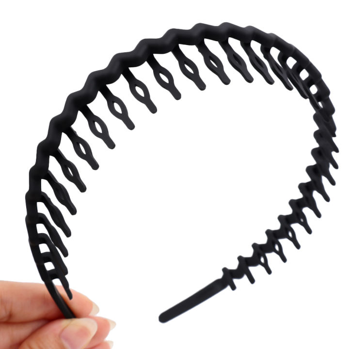 Fashion%20Simple%20Wave%20Headbands%20For%20Women%20Frosted%20Solid%20Color%20Toothed%20Non-slip%20Hair%20Bands%20Girl%20Face%20Wash%20Sports%20Hairbands%20Hair%20Accessories%201Pcs%20-%20Image%209