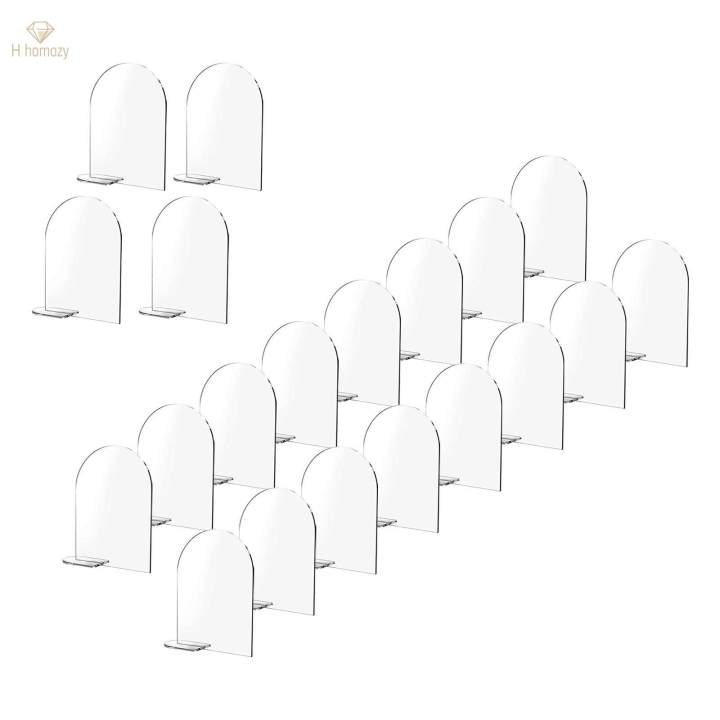 4x6%20inch%20Acrylic%20Signs%20Holder%20with%20Stand%20Menu%20Sign%20Arched%20Round%20Signs%20Place%20Cards%20for%20Weddings%20Food%20Buffet%20Office%20Birthday%20Party%20-%20Image%207