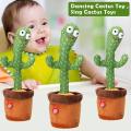 Dancing Cactus Toy Electric Cactus Sing Repeat Singing Rechargeable Talking Cactus Mimicking Toy For Plush Toys 120 SONGS. 