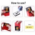 Adjustable Date Coding Machine ABS Plastic Manual Printing Production Tool D-4 Type. 