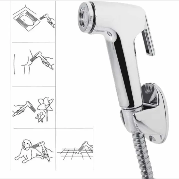 Toilet%20Push%20Shower%20Set%20-%20ABS%20Plastic%20Head%20and%20Stainless%20Steel%20Chain%20-%20Image%203