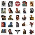10/50pcs Hot Game the Last of Us 2 Stickers Toy Children Toy Skateboard Helmet Phone Car Tv Show Vinyl Stickers Joel Abby Decal. 