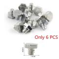 【Happy baby toy store】1pcs Beyblad Spinning Top Fight Parts Metal Face Bolts Performance Tip Pack 6pcs/ lot.