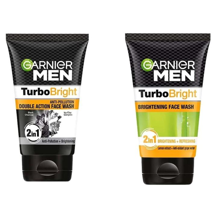 Garnier%20Men%20Turbo%20Bright%20Anti%20Pollution%20Double%20Action%20Face%20Wash%2050g%20-%20Indian%20-%20Image%203