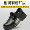 Summer labor protection shoes, anti-smashing, anti-puncture sandals, wear-resistant and non-slip rubber soles, construction site shoes, breathable holes, one piece of delivery. 