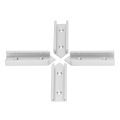 T Track Connector, Aluminium Alloy Stable Sliding 4Pcs T Slot Connectors for Woodworking. 
