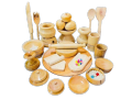 Wooden kids toy set - Kids cook pot set 30 pcs.