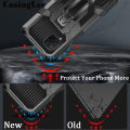 Casinglee For Samsung Galaxy A42 Case Shockproof Armor Stand case with Metal Clip Back cover Samsung A42 Phone cases Car Mountaineering phone case.