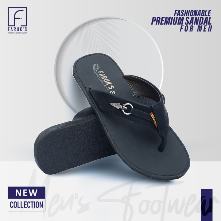 Luxury Stylish Sandal Fashionable Premium Sandal For Men FARUK'S Flats Suede Formal