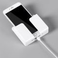 Wall Mounted Organizer Storage Box Remote Control Mounted Mobile Phone Plug Wall Holder Charging Multifunction Holder Stand.