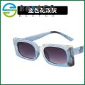 Square small frame sunglasses bag flower European and American simple fashion retro sunglasses. 