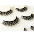 QSTY 3D New Fashion Style Mink Eyelash For individual Makeup Natural Wispy Eyelashes Extension Hand Made False lashes 3DT25. 