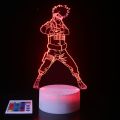 RA Naruto Uchiha Itachi Ki Kakashi 3D night light LED light 7/16 color three-dimensional small table lamp birthday gift. 