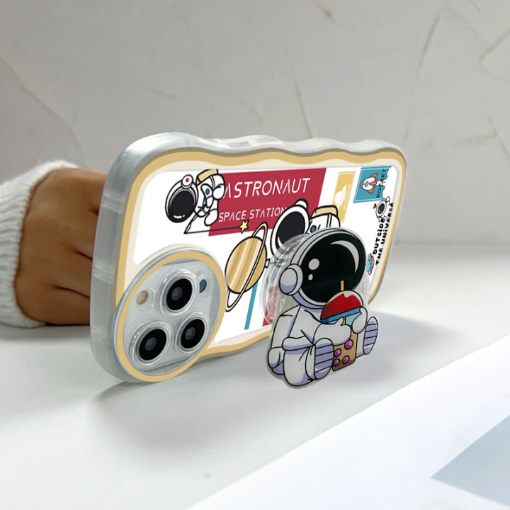 Jizetin%20for%20OPPO%20Reno8%20T%20Back%20Cover%20+%20Free%20Pop%20Socket%20Pick%20Stars%20Astronaut%20Soft%20Wavy%20Shape%20TPU%20Phone%20Case%20For%20Girls%20Boys%20-%20Image%207