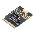 2230 NVMe M.2 Male to Oculink SFF-8612 SFF-8611 PCI-E4.0 67 Pin Female Vertical Host Adapter for NVME U.2 SSD EGPU. 