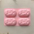 Soap Mold 4 DIY Decoration Silicone 3D Mooncake Mold. 