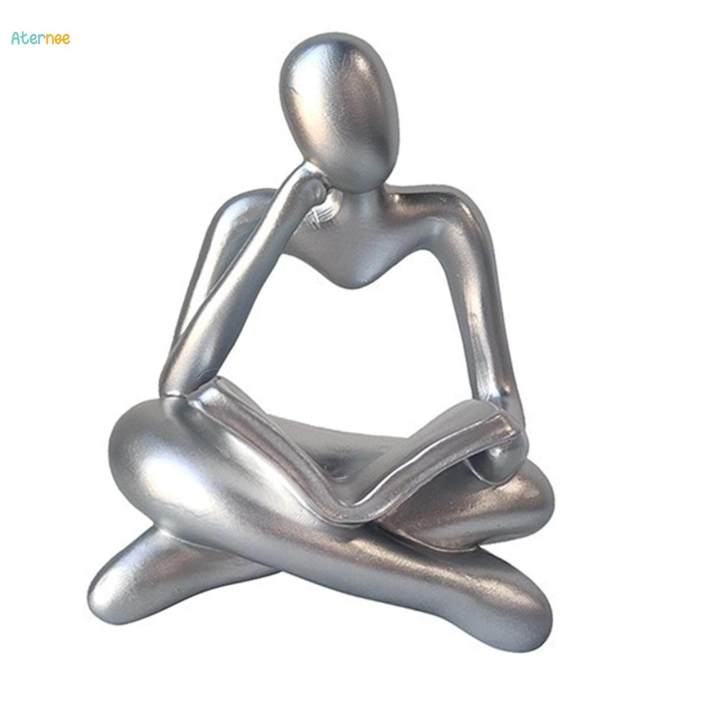 Modern%20Abstract%20Thinker%20Statue,%20Shelf%20Collection%20Desktop%20Ornament%20Resin%20Creative%20Human%20Figurine%20for%20Hotel%20Decorations%20Wedding%20Gift%20-%20Image%202