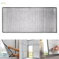 Blackout Window Film Double Sided Sun Blocking Aluminum Foil Insulation Film 30cmx100cm.