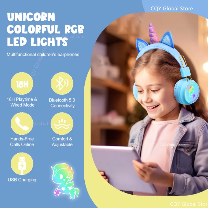 Cartoon%20Unicorn%20Wireless%20Headphones%20RGB%20Girls%20Daughter%20Music%20Stereo%20Earphone%20Kids%20Cute%20Unicorn%20Headset%20With%20Mic%20Christmas%20Gifts%20-%20Image%206