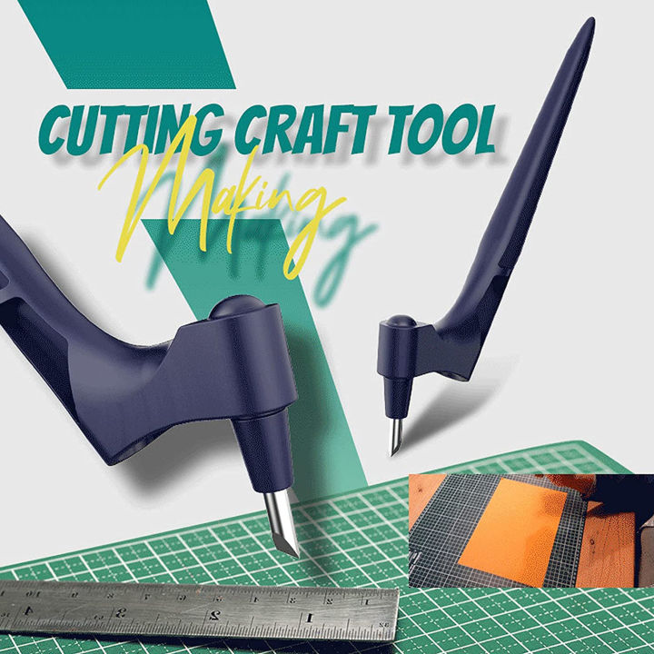 KOGEEK%20Craft%20Cutting%20Tools%20Stainless%20Steel%20Craft%20Kni-ves%20with%20360-degree%20Rotating%20Blade%20Art%20Cutting%20Tool%20for%20Craft,%20Hobby,%20Scrapbooking,%20Stencil%20(Black)%20-%20Image%202