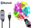 2Meter LED Strip Light 5050 RGB With Bluetooth APP support/24keys /3keys USB cable used for Wall Decoration Ceiling decor & lighting Birthday party decor & lighting Special occasion  celebration Home & Room decoration. 