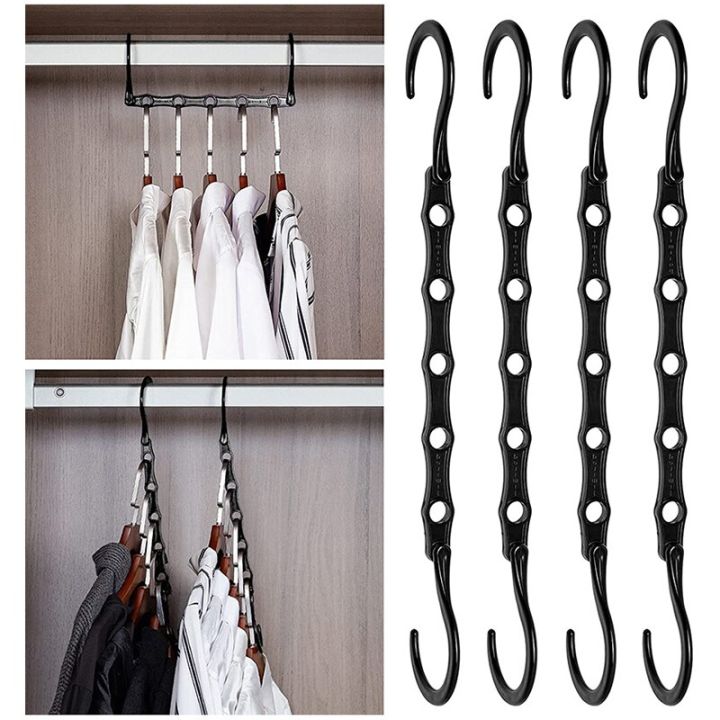 1/2/3Pcs%20Home%20Multifunctional%20Magic%20Plastic%20Hanger%20Foldable%20Rotary%20Hanger%20Save%20Cabinet%20Space%20Drying%20Rack%20Clothes%20Storage%20Tool%20-%20Image%203
