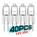 10/20/40 Pcs AC/DC 12V 20w Super Bright G4 Halogen Bulb Halogen Light Lamp JC Type Clear Tungsten Halogen Mini Lamp Light Blubs.