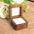 Wooden Ring Box Elegant Personalized Engraved Wedding Box Compact Handcrafted Engagement Box for Wedding Ceremony Engagement.