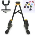 Guitar stand +hanger +12 pieces pick.