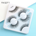 MAANGE Reusable 3Pair mink hair 3D eyelashes Y3A09. 