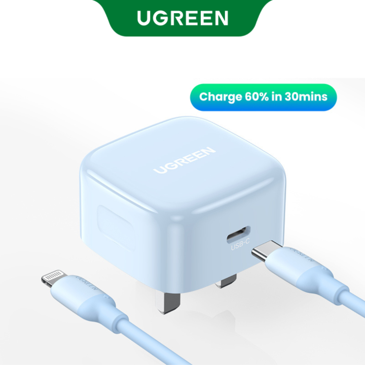 UGREEN 20W PD Charger for iPhone 14 pro Max 13 12 Fast USB C C Charger for iPad Xiaomi Huawei Mobile Phone Charger