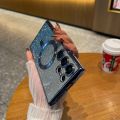 Luxury Glitter Wireless Charge For Samsung Galaxy S24 S23 S22 S21 Ultra Plus Case Magnet MagSafe Allround Camera Cover Shell. 