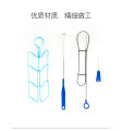 Factory wholesale mountaineering drinking bag cleaning brush four-piece cleaning brush stainless steel spring brush.