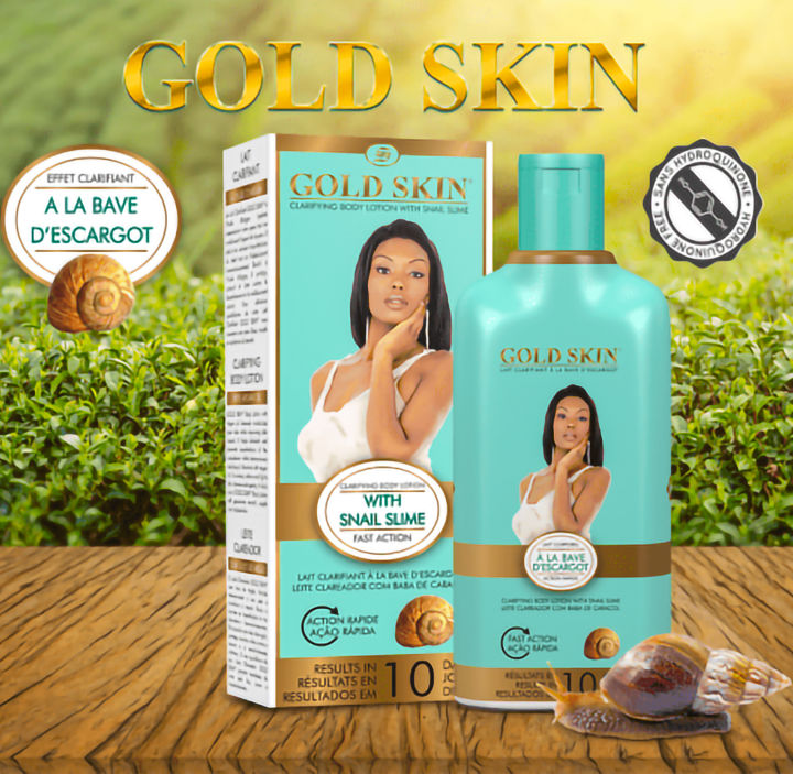 Gold Skin Clarifying Body Lotion with Argan Oil 450ml