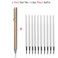 Deli Nusign Metal Gel Pen Set Sign Pen Rollerball Pучка Caneta Gel 0.5MM PREMEC Switzerland Refill Office School Supplier. 