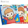 3D Cloth Book Toddler Montessori Toys DIY Craft Castle Rainbow Handmade Book Busy Board Baby Early Learning Education Basic Life. 