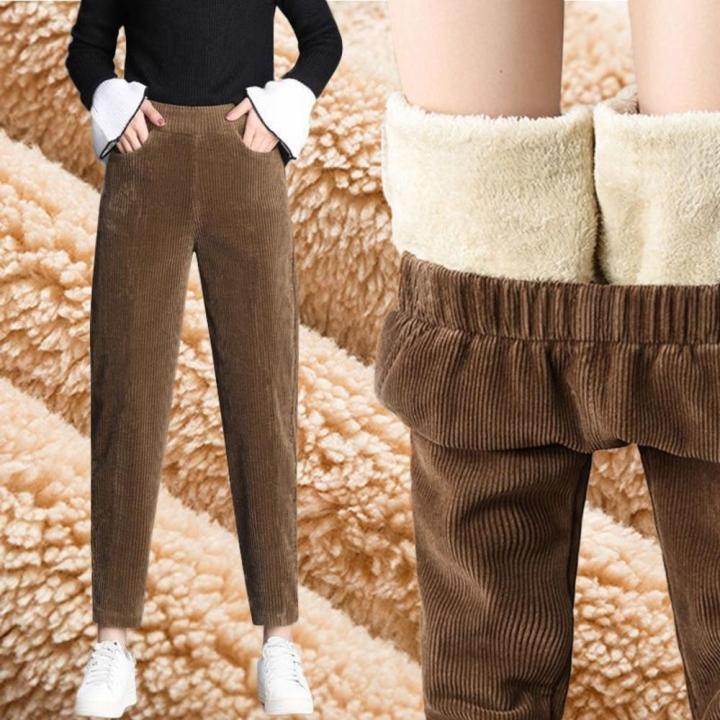 Thermal%20Fleece%20Winter%20Warm%20Jogging%20Bottoms%20Corduroy%20Women%20Pants%20-%20Image%205