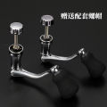 Fishing Wheel Rocker Arm Spinning Reel Accessories Metal Crank Fishing Reel Handle Wheel Telescopic Fishing Rod Handle 90% Universal Accessories.