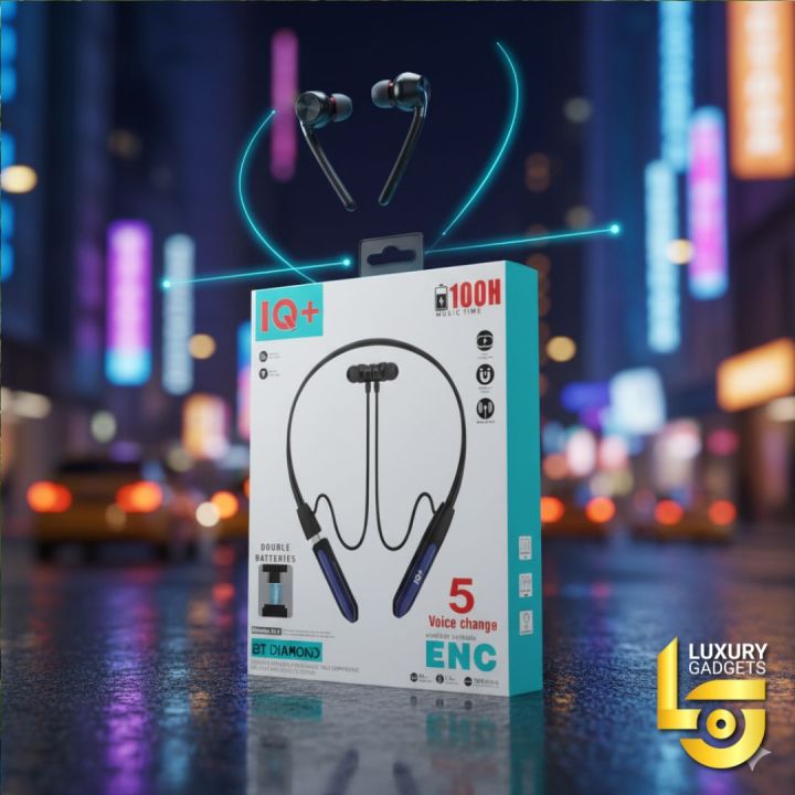 BT Diamond Wireless Neckband â100hr, 600mAh, Power Bank, ENC Noise-Free Call