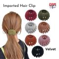 Velvet Bird Nest Hair Clips, Fashion Hair Clips Hair Bun Maker, Expandable Ponytail Holder for Women, Plant Velvet Hair Clips for Thick Hair, Hair Pin Hair Accessories for Women Girls. 