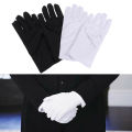 【Versatile】 1 pair Cotton gloves Khan cloth Solid gloves rituals play white gloves Demoo.