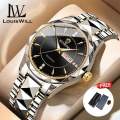Luxury Binbond Dimon card Digain Stainless Steel Classic Waterproof Watch for Men. 