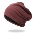 【Best-Selling】 Autumn Winter Beanie Caps Casual Thermal Elastic Knitted Cotton Sports Warmer Casual Headwear Knitted Solid Unisex.