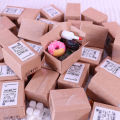 Miniature Simulation Express Small Parcel Lucky Surprise Blind Box Prize Bag Commissary Toys Small Gifts 2 Bottles + 2 Foods. 